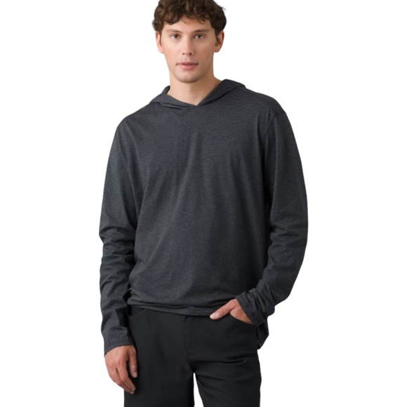 Prana | Shirts | Prana Mens Hooded Tshirt Size Xl In Charcoal Heather ...